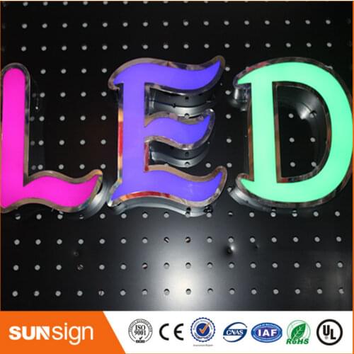 Custom waterproof channel letters business signs