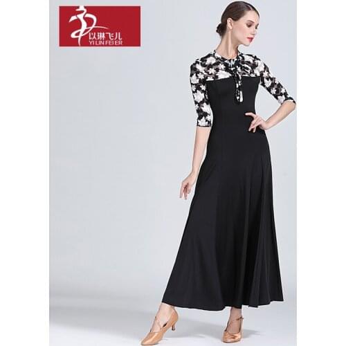 New ballroom dance competition dress dance ballroom waltz dresses standard dance dress women ballroom dress S9034