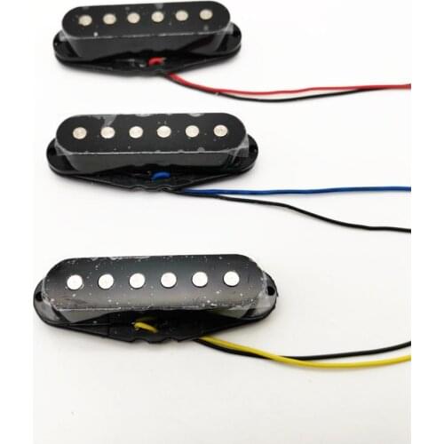Guitar Pickups SSS Single coil Closed Ceramics Pickups Black Electric Guitar Pickups