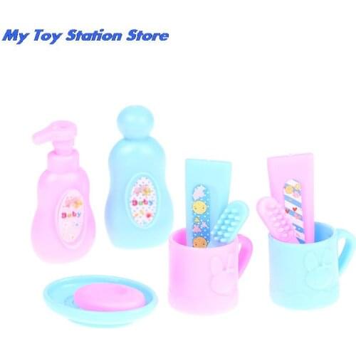 1/6 1/12 dollhouse miniature mini cup toothpaste toothbrush for ob11 blyth barbies pullip doll house furniture accessories toy