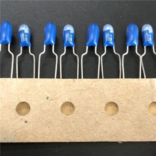 10pcs/50pcs 22uF 10V Tantalum capacitor 10V22uF 226 DIP Radial