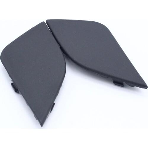 Tow Hook Cover 2 Packs Front Bumper Right Passenger Side 532850R080 Replace Compatible for Toyota RAV4 Platinum 2016-2018 Black