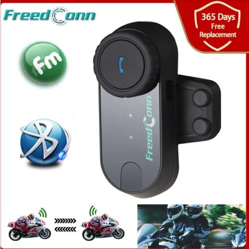 Free Shipping!! Original FreedConn Brand Motorcycle Helmet Intercom Bluetooth Interphone with FM Radio Updated Version