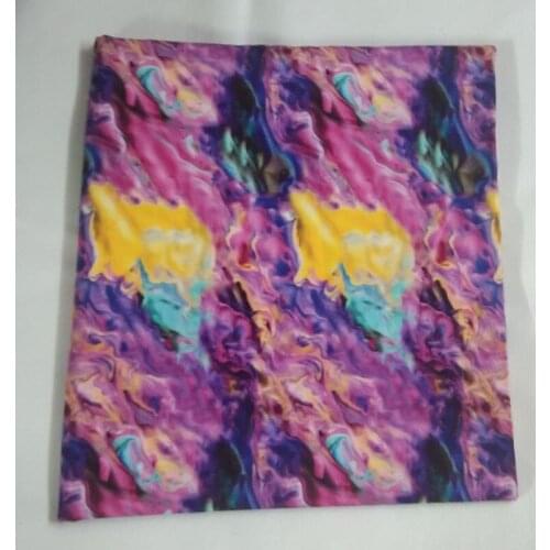 50x105cnm Purple Colorful Abstract Drawing Printed Cotton Fabric 010 Fabric Patchwork for Cloth Dress Party Home Decor