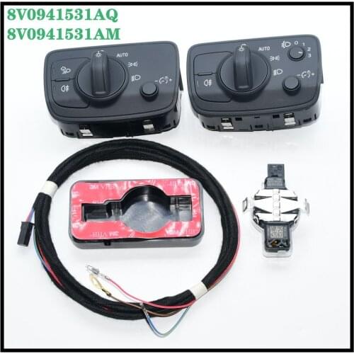 Automatic Headlamp Switch And Rain Sensor Set For A3 8V Q2 81A 8V094153AQ 8V0 941 531 AQ 8V0941531AM 8V0 941 531 AM