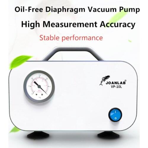 Oil-free diaphragm vacuum pump, small pumping positive and negative pressure, mini vacuum filter device, laboratory filter pump