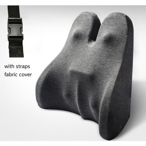 Big Chair Pillow Seat Lumbar Support Orthopedic Cushions Backrest Memory Foam Lower Back Pain Waist Cushion Massage Pillows