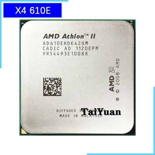 AMD Athlon II X4 610e 2.4 GHz Quad-Core CPU Processor AD610EHDK42GM Socket AM3