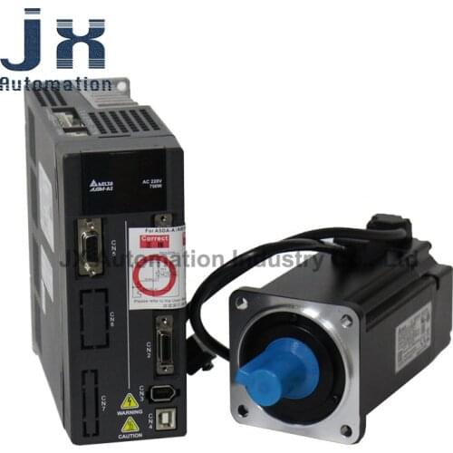 Delta A2 Series AC Servo Drive Motor 750W 3000rpm 2.39Nm ASD-A2-0721-L+ECMA-C10807SS