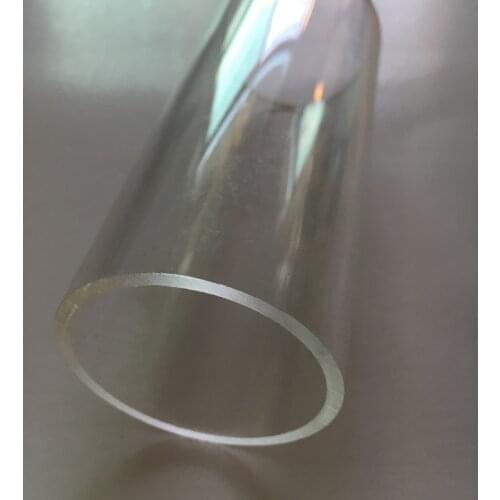 Diameter 25/30/40/50mm PC Tube Plastic Clear Pipe Polycarbonate Tubing LED LIGHTing Outside Lampshades Aquarium Tank Fitting