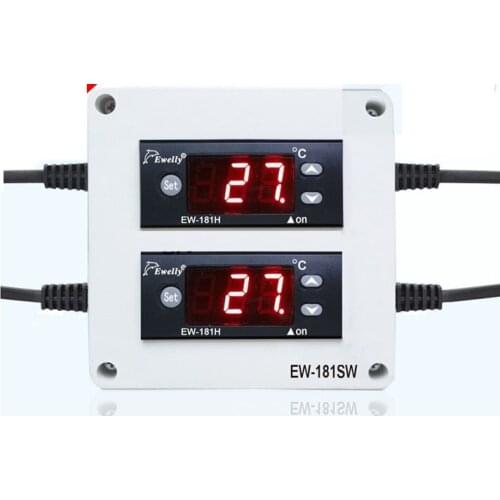 Ewelly EW-181SW dual insurance temperature controller turtle raising thermostat special for turtles