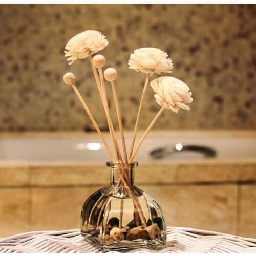 Aromatic Reed Diffuser Dry Flower Rattan Fragrance Diffuser Non-fire Replacement Refill Home Living Room Incense 150ml