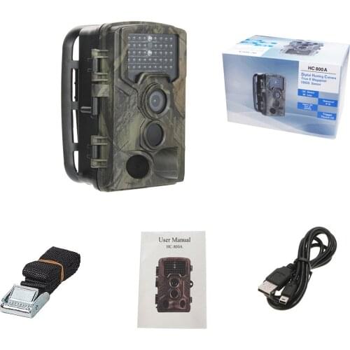 HC-800A Hunting Camera Photo Traps 1080P 16MP HD Wildlife Scouting Cam Night Vision Infrared Wildcamera Hunting Trail Cameras