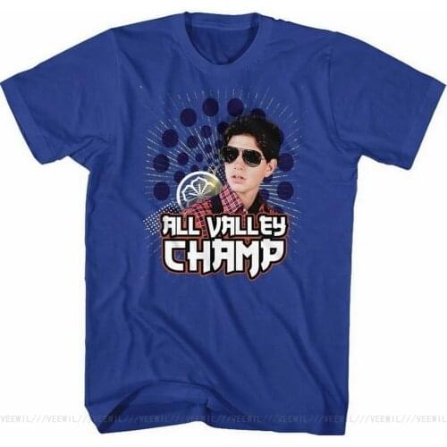 Karate Daniel Larusso All Valley Champ Adult T-Shirt Great Classic Movie Vintage O Neck Tee Shirt