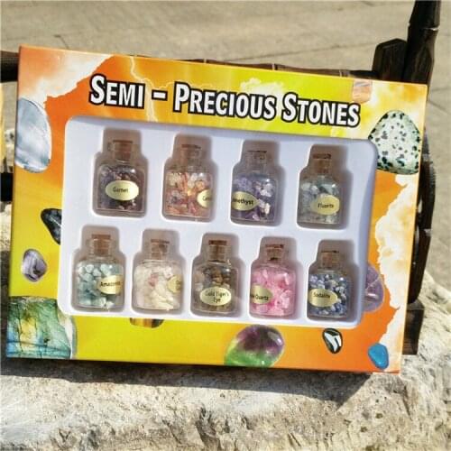 9 Kinds Minerals Specimen Geography Teaching School Mineral Collections Fossil Rocks Display Home Decor Mineraalstukken Stone