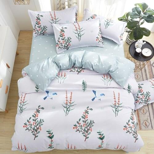 4-piece sheet and quilt cover double single double bed washable 3-piece set