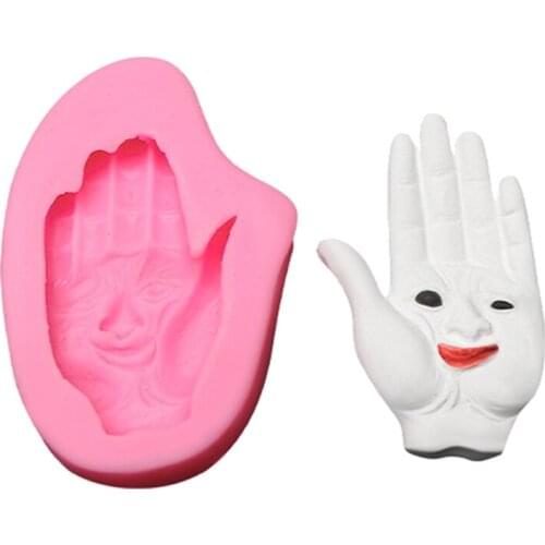 Palm and Soles Scissors Hand Mold Biscuit Cutting Module for Chocolate Candy Ice Cube Biscuit Baking Mold