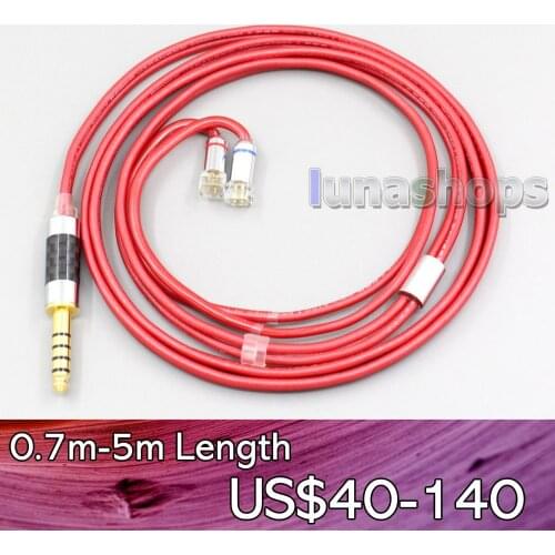 LN006671 99% Pure PCOCC Earphone Cable For UE11 UE18 pro QDC Gemini Gemini-S Anole V3-C V3-S V6-C