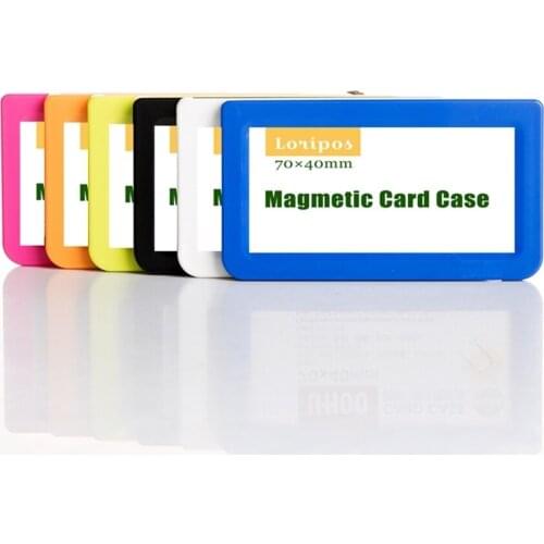 70*40mm Magnetic Name Tag Card Label Paper Sign Holder Case Display Rack Remover Fridge Magnet Frame Shelf Price Talker Signage