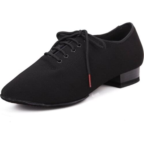 BD Dance Shoes Sneakers Men Shoes Social Ballroom Black Modern shoe Hot Oxford Cloth Heel 25mm 309 Free Shipping