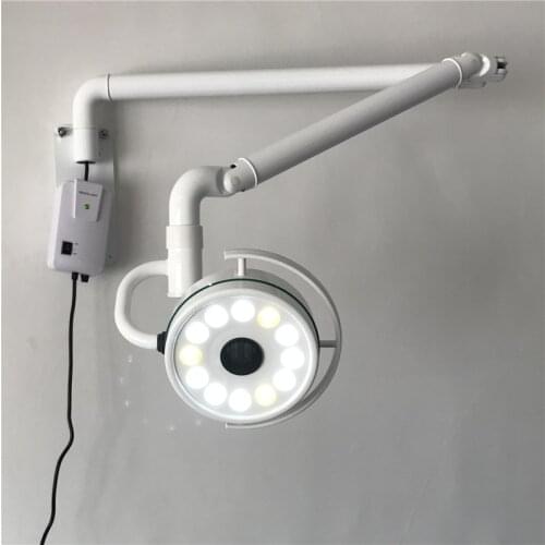 Wall Mounted 36W Medical Surgery LED Shadowless Light Operation Lamp Oral Implant Examination Lamp Pet Clinic(90V-240V)