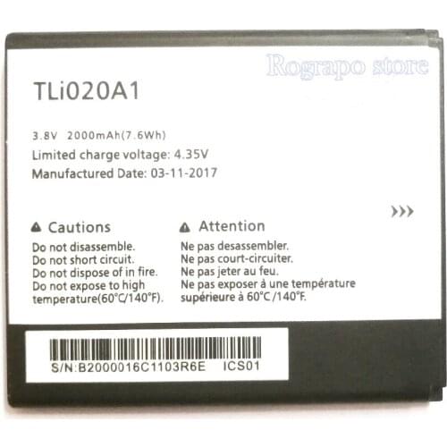 New TLi020A1 TLi020A2 Battery For Alcatel One Touch Pop Star LTE A845L S3 OT5050 5050X C7 7040 OT-7040 OT-7040D Phone Bateria