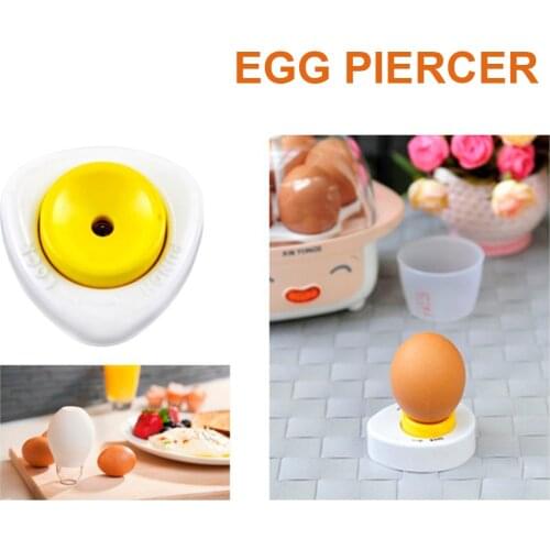 Egg Piercer Hole Pricker Dividers Beater With Lock Kitchen Craft Semi-Automatic Kitchen Dining Bar Cooking Tools Egg Tools