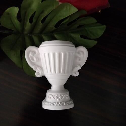 PRZY QT0229 Silicone Mold 2D Soap Trophy Molds Resin Clay Moulds Trophy Handmade DIY Aroma Stone Silicone Rubber Eco-friendly