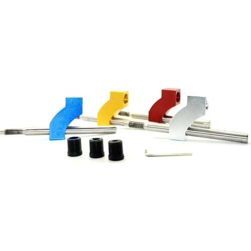 Adjustable Shift Lever Shift Knob Extender Short Shifter Extension Adapter Universal for (10X1.5) Gear Knob With Logo