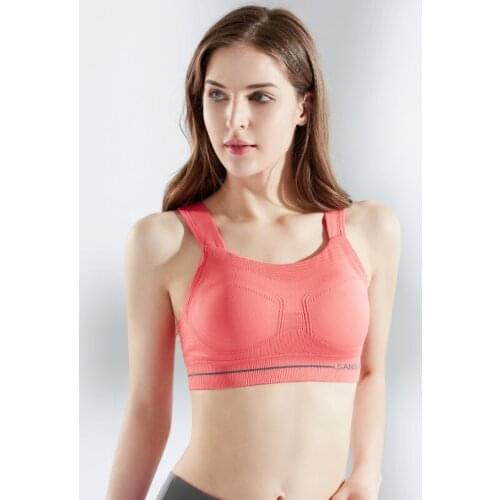 Santic Sports Underwear Women Sports Padded Quick-Dry Cycling Bra Breathable Running Yoga Seamless Sports Bra Sports Vest