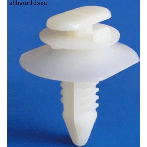 Shhworldsea Nylon White Door Trim Panel Retainer Clip For GM 10073833, 15600382, 20421800