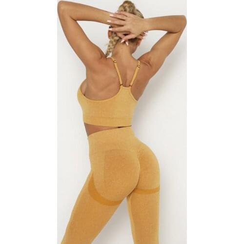 Gym Set Seamless Yoga Women Gym Clothing Sports Bra Women Leggings Fitness Crop Top Sport Set Outfit Tights Workout Clothing Gym