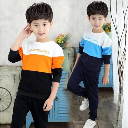 Boys Spring Autumn Clothing Set 2021 Tracksuit Children Boy Clothes Kids Tracksuit 2pcs Casual Sport Suit For 4 6 7 8 10 12 Year