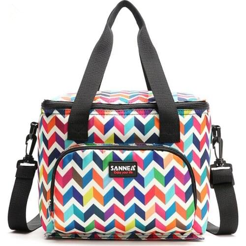 10L lunch bag large capacity insulated lunch box portable fresh-keeping box outdoor camping waterproof food storage bag