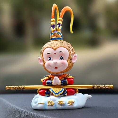 Shake your head doll Vehicle ornaments Cute Personality Interior decorations Sun WuKong Automobile jewelry