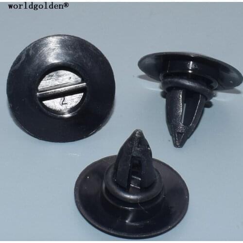Worldgolden 100pcs plastic fasteners for With Rubber Washer Retainer for BMW 51777171003
