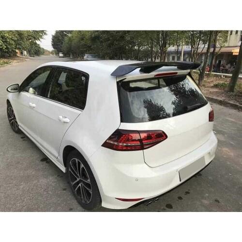 Carbon fiber rear roof spoiler lip wings for Volkswagen Golf 7 VII MK 7 GTI RZ 2014-2017 RZ Style