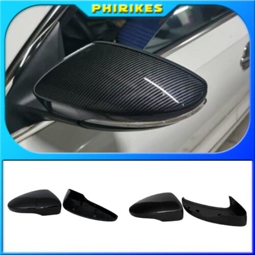 Carbon Look Side Wing Mirror Cover for VW Golf 7.5 MK7 7 GTD R GTI 6 Passat B7 CC Scirocco Polo 6R 6C MK6 Cap for Jetta 6 MKVI
