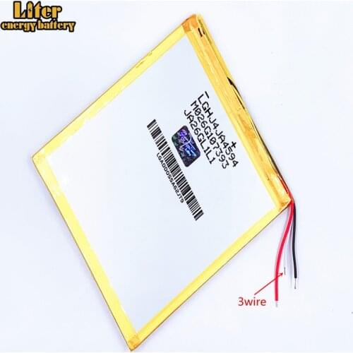 3 line 3.7V,6000mAH,4593105 Original battery polymer lithium ion battery;SmartQ T20, VI40, A86 Dual Core P85 Tablet PC