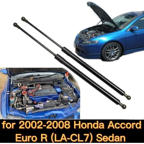 Damper for 2002-2008 Honda Accord Euro R CL7 Sport Sedan Front Hood Bonnet Modify Gas Struts Lift Support Shock Absorber Springs