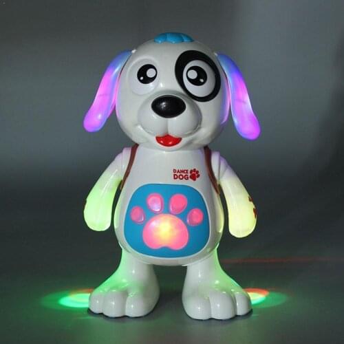 Electric Music Dancing Remote Control Robot Dog Intelligent Early Boy Esture Birthday Gift Toy Puzzle Education Induction N4R1
