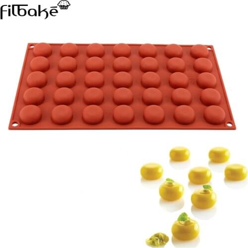 FILBAKE Handmade Silicone 35 Even Little Round Tart Style Chocolate Molds Baking Moulds Cake Decorating Accessories Tools