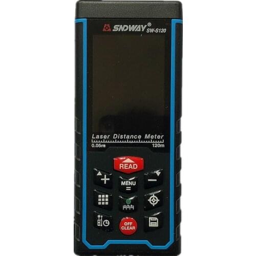SNDWAY 120M Camera Original Digital Laser Distance Meter Range Finder Rangefinder SW-S120 Tape Trena Ruler Angle Bulid Tool