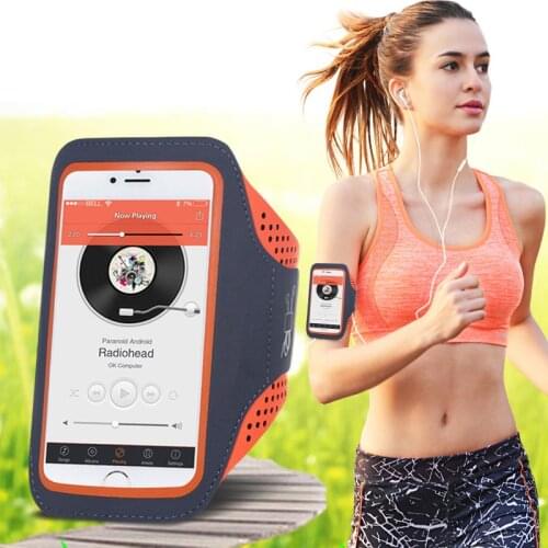 Hot Sale Sports Armband Running Hydration Bag With Headset Hole Arm Band Holder Jogging Pouch For Mobile Phones Smartphone