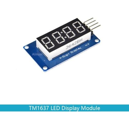 TM1637 LED Display Module For Arduino 7 Segment 4 Bits 0.36 Inch Clock RED Anode Digital Tube Four Serial Driver Board Pack
