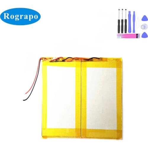 New 3.7V 10000mAh Tablet PC Battery For Digma Plane E10.1 PS1010MG Rechargeable Accumulator 2 Wire