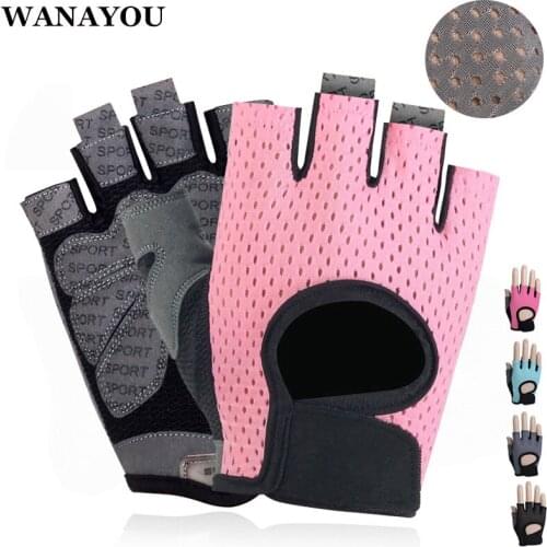Breathable Men Women Fitness Gloves,Bodybuilding Training Gloves,Gym Weightlifting Gloves,Non-slip Cycling Half Finger Gloves