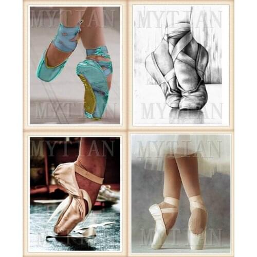 Full Square/round drill 5D DIY Diamond Embroidery Ballet Dancer Diamond Painting Cross Stitch Rhinestone Mosaic Home Decor