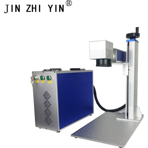 20W Portable Fiber Laser Marking Machine Work Size 200*200mm Used Metal Marking Laser Engraving Machine