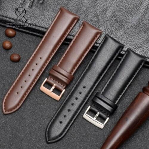 Watch Band Genuine Leather Straps forAR0387/0389/0382/5905/5981 cowhide watch chain for men High Quality Brown Colors Watchbands